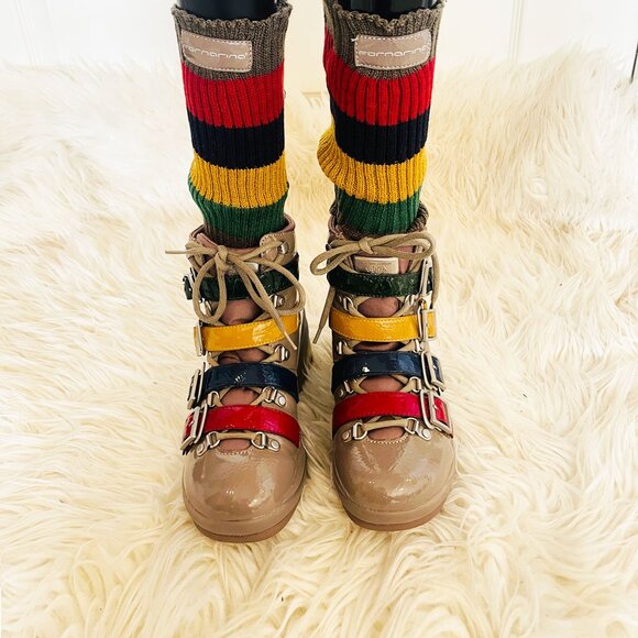 Fornarina Fashion Glam Apres Ski Platform Boot 6.5 - Picture 10 of 14